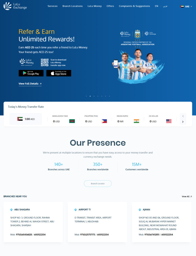 Lulu Exchange Website